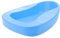 2pcs Bed pan Thick bariatric with Guard for Female Elderly Patient (Blue)