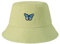 ZLYC Unisex Sommer Süß Eimerhut Fischerhüte (Schmetterling Hellgrün),Einheitsgröße