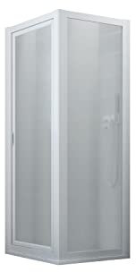 Cabine paroi de douche pivotante 90x90 ouv. 90 CM H 190 en Acrylique mod. Sigma Duo