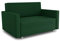 Sofa Pura Maxi mit Schlaffunktion - Schlafsofa mit Bettkasten, Sofagarnitur, Bettsofa, Wohnlandschaft, Couch, Polstersofa (Grün (Suedine 76))