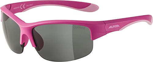 ALPINA FLEXXY YOUTH HR - Flexible und Bruchsichere Sonnenbrille Mit 100% UV-Schutz Für Kinder, pink matt, One Size