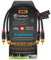 Gotham GAC-4/1 - Coppia di cavi RCA da 30 cm (nero) Star-Quad bilanciato audio con corpo Amphenol ACPL cromato nero, connettori RCA placcati in oro, direzionali