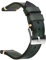 Berfine 22mm Retro Handgemacht Rindsleder Uhrenarmband, Quick Release Leder Uhrenband,Ersatzarmband für Damen Herren,Grün