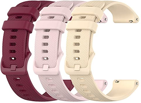 Baaletc Correa de silicona para reloj de pulsera, 22 mm, 20 mm, 18 mm, cierre rápido, correa de goma para hombre y mujer, correa de repuesto suave para reloj inteligente y relojes