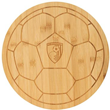 FOCO Official AFC Bournemouth Football Cheese Charcuterie Bamboo Platter Serving Board