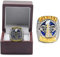 HYKJSHED Fantasy-Football-Ring, Meisterschaftsring, FFL-Meisterschaftstrophäe, Geschenkbox, Ring-Display-Box (A-size9)