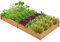 Yaheetech Hochbeet Pflanzkasten Palettenrahmen DIY mit 2 Pflanzbereichen aus Holz Wetterfest Aufsatzrahmen Gartenbeet Gemüsebeet Kräuterbeet für Garten Terrasse Balkon 234,5 × 120,5 × 25,2 cm