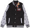 Heroes Inc Varsity Jacke für Herren | Hellfire Club Bomber | Schwarze Jacke | Offizieller Stranger Things Merch, Schwarz , XL