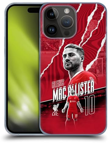 Head Case Designs Officially Licensed Liverpool Football Club Alexis Mac Allister 2023/24 First Team Hard Back Case Compatible With Apple iPhone 15 Pro Max