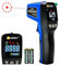 Infrared Thermometer Temperatur Pistole -50 bis +600°C, Digitale Laser-Temperaturpistole mit einstellbarer Emissivität & Max und Min Maßnahme - für Kochen/Pizza-Ofen/Grill/Industrie