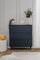 möbelando Schubkastenkommode >Caracas< in Navy blau - 80x90x40cm (BxHxT)