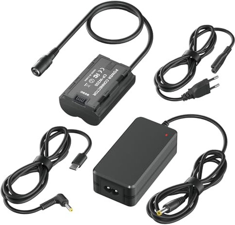 Mspalocell NP-W235 Dummy-Akku-Netzteil mit USB, DC-Koppler, Ersatz für Fujifilm X-T5 X-T4 X-H2S X-H2 GFX50SII GFX100S VG-XT4 X-S20-4266 Kameras Dummy Battery