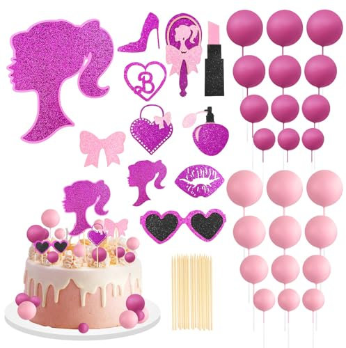 ZITUZY 35 Pezzi Princess Cupcake Toppers, Cupcake Topper Principesse, Decorazioni Torta Principesse Compleanno, Cake Hut viene Utilizzato per la Festa a Tema Compleanno Ragazza