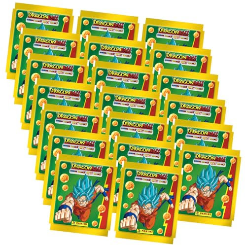 Generisch Panini Dragon Ball Universal Sticker - Sammelsticker (2024) - Auswahl (20 Tüten)
