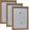 A4-Bilderrahmen Mit Passepartout für A5 (15,2 x 20,3 cm), Echtglasfront - Moderner Dokumentenrahmen