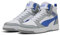 PUMA Unisex Rebound V6 Sneaker, COOL MID Gray-Vivid Blue White, 39 EU