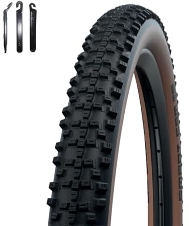 1 x Faltreifen Schwalbe Smart Sam Performance Line DD 27 Schwarz/Bronze 65-584 (27.5X 2.60) inkl. Reifenheber