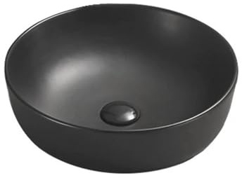 Mexen 22234185 Waschbecken mit Einzelbecken Lana - Schwarz matt