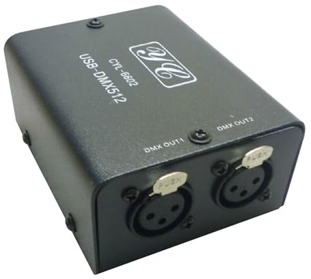 DMX-Stage Lighting Module Lighting Controller USB-DMX512 512-K Beleuchtung durch USB-Kabel PC USB-Anschluss