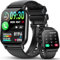 Smartwatch Uomo Donna, 1.85 Orologio Smartwatch con Effettua e Risposta Chiamate, 112+ Sportive Fitness Tracker, SpO2 Cardiofrequenzimetro Contapassi, Impermeabile IP68 Smart watch per Android iOS