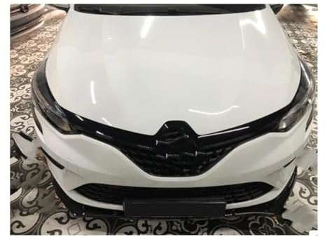 Lèvre de Pare-Chocs Avant Pour Clio 5 2019-2022 Kit Carrosserie Accessoires Voiture Spoiler Séparateur Diffuseur Volet Sport Pièces Extérieures 3 Pièces Lèvre Pare-chocs Avant Becquet Lèvre Avant(Le n