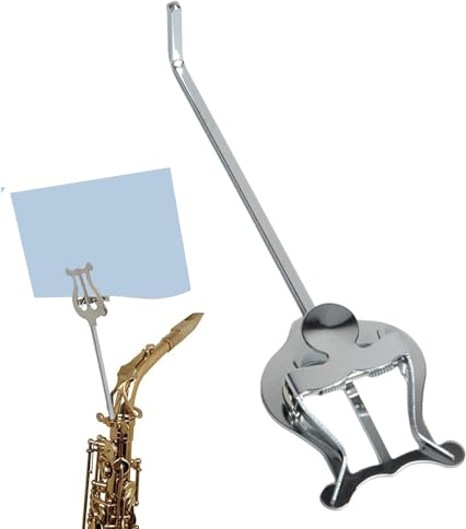Musikclip für Trompete, Trompete Notenhalter Metal Shee Music Halter Clip | Tragbare Musik -Score -Klemme, Instrumentenordnerzubehör