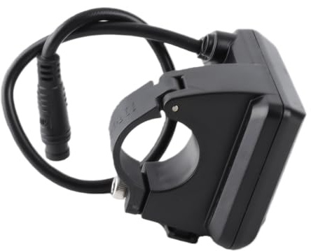 LCD-Display für Elektrofahrräder, 6-polig, 24 V, 36 V, 48 V, Universelles Bedienfeld für E-Scooter-Fahrräder, für 22,2 Mm Lenker, Tachometer, Kilometerzähler für Elektrofahrräder