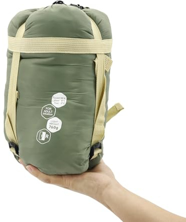 NewDoar Ultraleichter Rucksack-Schlafsack – 10–21 °C, 0,7 kg, wasserdicht und maschinenwaschbar, 2-Wege-Reißverschluss für Teenager, Paare, Frauen, Männer, kompakt zum Wandern/Camping (Größen M/L)