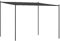 Pavillon Anthrazit 3x3 m - 180 gm² Polyesterstoff mit PA-Beschichtung & pulverbeschichtetem Stahl - Langlebig & Wetterfest für Garten, Terrasse & Outdoor