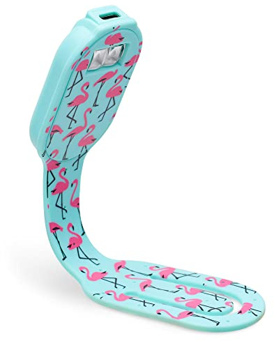 Flexilight RC (Flamingo) - wiederaufladbares Leselicht - 2 in 1 Leselampe & Lesezeichen - LED Leselicht - Geschenk für Leser, Buchliebhaber - Deutsche Ausgabe: Leselampe & Lesezeichen in einem