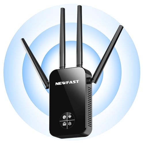 NEWFAST Répéteur WiFi Double Bande Extender