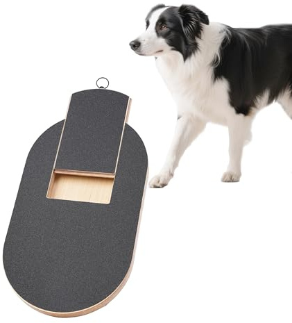 Yuelulala Dog Nail Scratch Board File, Dog Scratch Board With Built-in Snack Box, Nail File Toy Pad Scratcher Alternative to Dog Nail Clippers Grinders (A243-1)