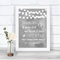 Grey Watercolour Lights Dancing Shoes Flip Flops Personalised Wedding Sign Print
