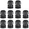 sourcing map M25x1.5 Cable Gland Waterproof Connector Plastic Wire Glands Joints Black for 10-16mm Dia Wires 10Pcs