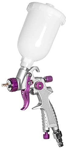 Auarita HVLP Mini H-891 Pistolet pulvérisateur à Technologie Buse de 1,2 mm Durable Capacité de 250 ML pour la Peinture Trois Modes de réglage Très Efficace Bon pour Les matériaux Lourds
