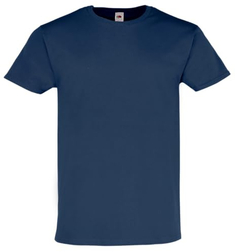 Fruit of the Loom Ringspun Premium T Herren T-Shirt NEU, Farbe:Navy, Größe:3XL