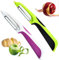 2 Pièces Ensemble éPlucheur De LéGumes éPlucheur Pomme Professionnel Couteau à éPlucher Les Fruits éPlucheur De LéGumes Pour La Cuisine éPlucheur De Pommes De Terre En Acier Inoxydable(Rose, Vert)