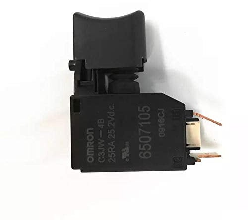 MQEIANG Schalter 650710-5 6507105 Ersatz für Makita DDF481 DHP481 DHP480 DDF480 HP480D DDF481RFE DDF484 DHP484 Bohrmaschine Schraubendreher