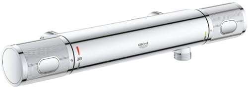 GROHE Thermostat-Brausebatterie Grohtherm 1000 Performance 34828, Wandmontage, ohne Anschlüsse, eigensicher, Professional Edition, chrom