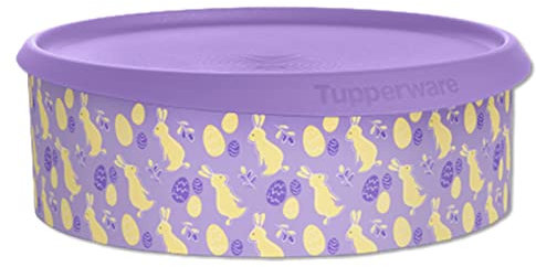 Tupperware Ergonomica 2,4 L Ostern helles lila Servierschüssel Vorratsbehälter Behälter Keksdose Servier Schüssel