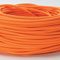 Cavo tessile per lampade, 3 fili, 3x 0,75 mm², cavo elettrico con conduttore di terra, accessori per lampada (5m, Arancione)