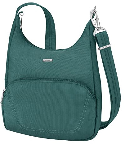 Travelon Unisex-Erwachsene Klassische Essential Diebstahlschutz Kuriertasche, Fichte