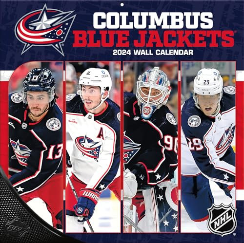 Columbus Blue Jackets - NHL - 30,5 x 30,5 cm Wandkalender 2024
