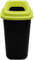 Home Centre Plastic Recycling Kitchen Office Waste Bin 45 Litre Green Open Touchless Rim Sorting Waste Segregation Recycle Rubbish Container Six Colour Code Management School Work Trash Box