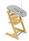 Tripp Trapp Stuhl von Stokke (Sunflower) mit Newborn Set (Grey) - Für Neugeborene bis zu 9 kg - Gemütlich, sicher & einfach zu verwenden