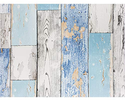 DecoMeister Papel Adhesivo Efecto Madera Marina Vintage Lámina Autoadhesiva Para Muebles Vinilo Decorativo Para Forrar Pegatina Para Cocina Mesa Encimera Pared Armario En Rollo 90 x 50 cm