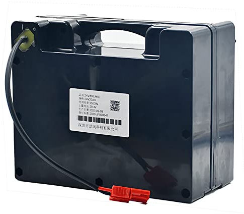 IbdrY Electric Wheelchair Battery, 24v 10AH- 35AH lifepo4 Wheelchair Battery, For Rechargeable Lithium Battery Electric Wheelchair Motor Foldable Power Wheelchair + Charger,24V 12AH