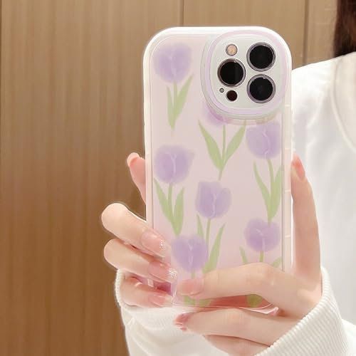NICRX Style Cute Floral Phone Case For iPhone 14 13 Mini 12 11 Pro Max XR XS X 7 8 Plus SE 2020 Soft TPU Flower Cover,F1,For iPhone X
