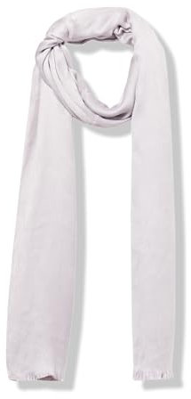 DKNY Damen Oversized Eyelash Fringe Basic Scarf Modischer Schal, Grau, Einheitsgröße
