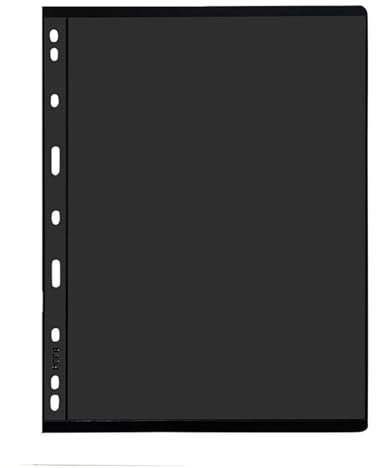 Wansiman Encart De Collection De Timbres,Pages de Timbres,Classeur Album pour Timbres,Classeur D'album de Timbres,Collection De Timbres Pages,avec Pochettes à 9 Trous,pour Stocker des Cartes Postale